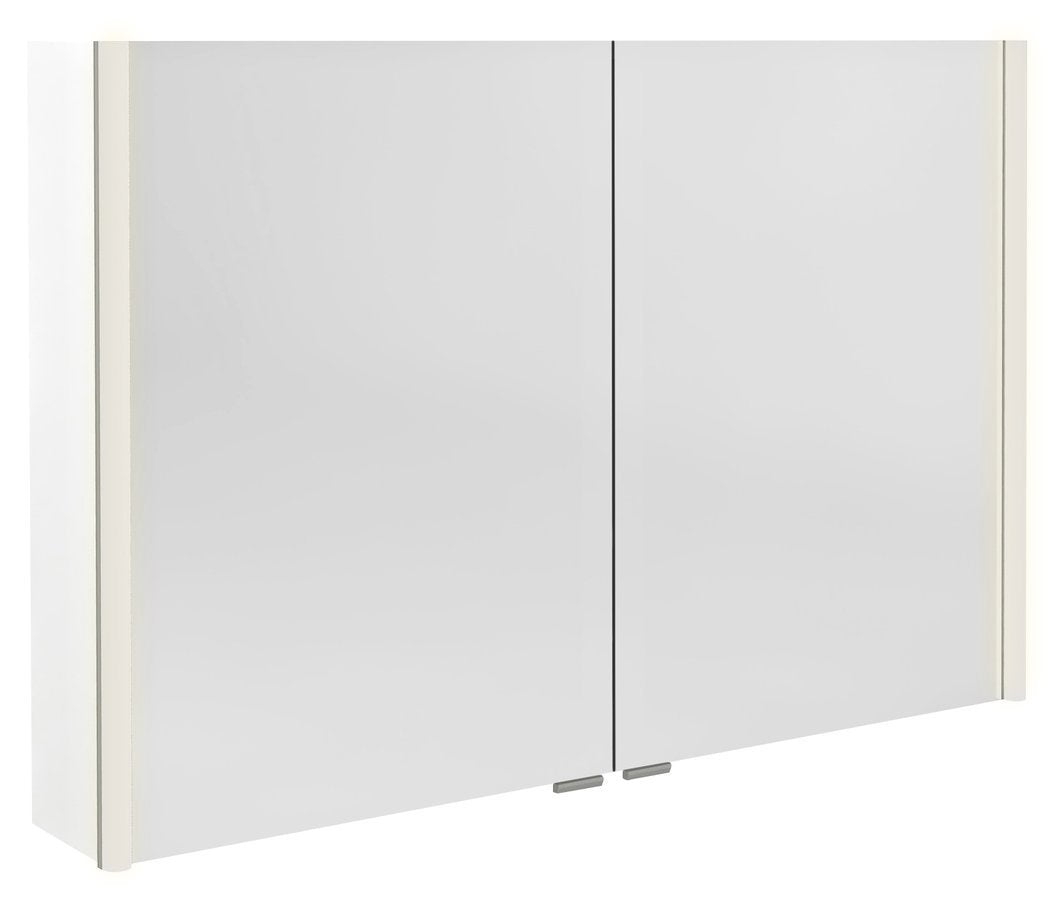 Spiegelkast Sapho Alix 106×70 cm Wit — met LED-verlichting