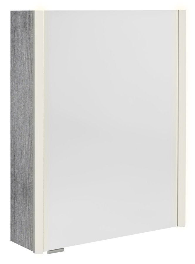 Spiegelkast Sapho Alix 56×70 cm Eiken — met LED-verlichting