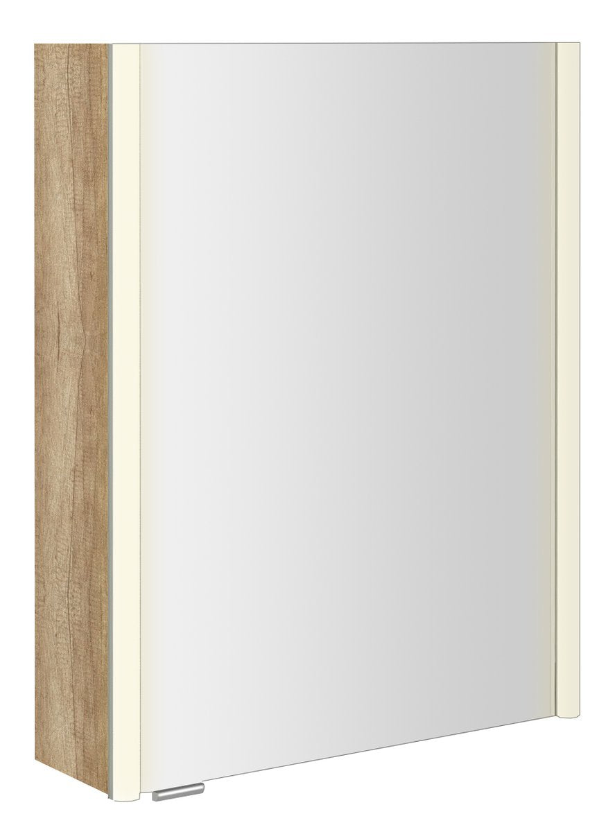 Spiegelkast Sapho Alix 56×70 cm Eiken Alabama — met LED-verlichting