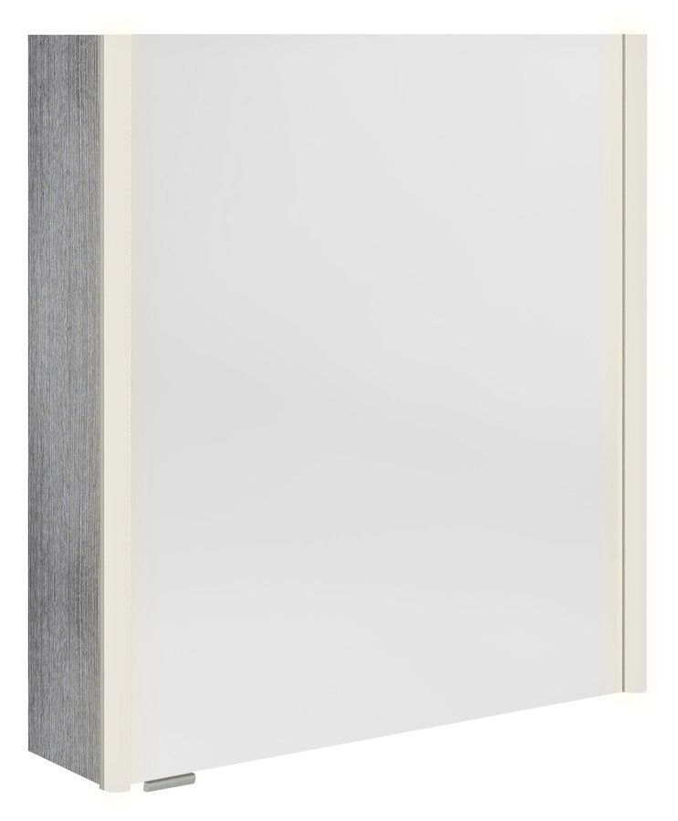 Spiegelkast Sapho Alix 66×70 cm Eiken — met LED-verlichting