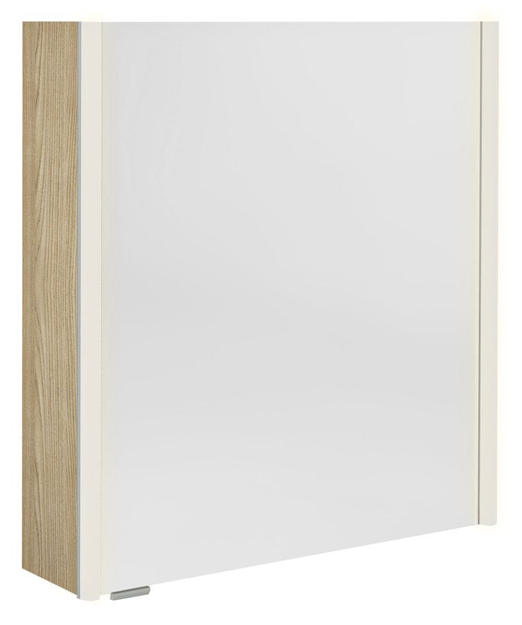 Spiegelkast Sapho Alix Iep 66×70 cm Iep Bardini — met LED-verlichting