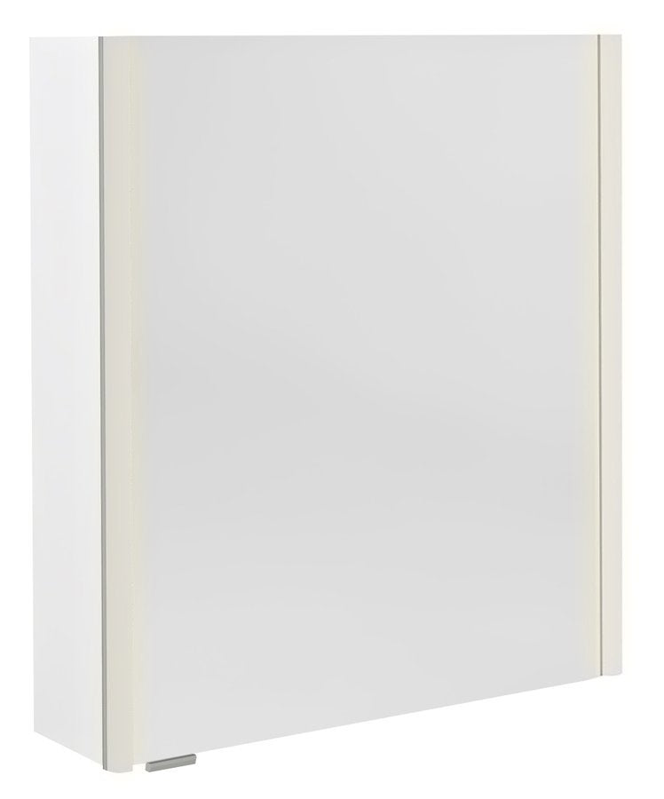 Spiegelkast Sapho Alix 66×70 cm Wit — met LED-verlichting