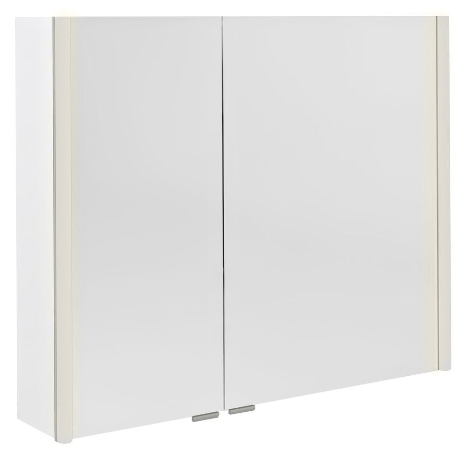 Spiegelkast Sapho Alix 86×70 cm Wit — met LED-verlichting