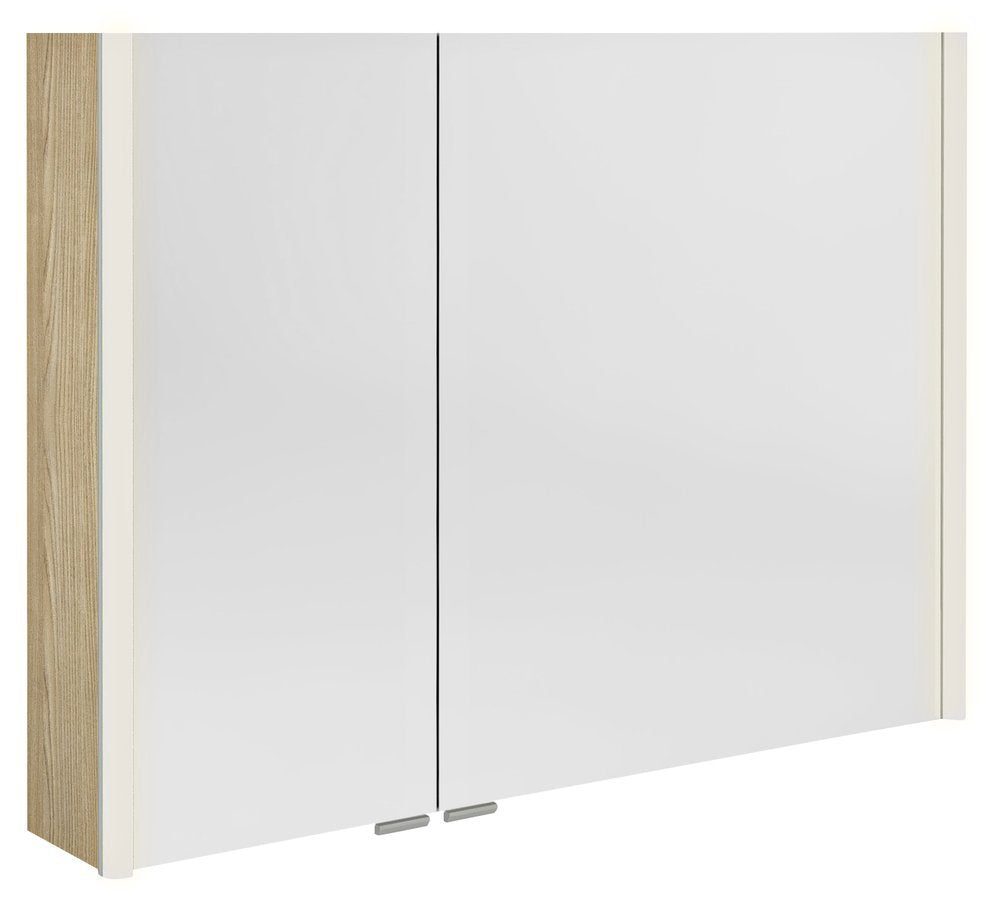 Spiegelkast Sapho Alix Iep 96×70 cm Iep Bardini — met LED-verlichting