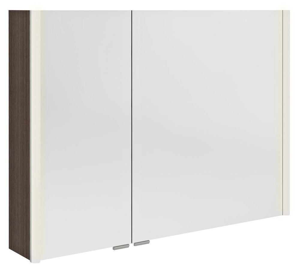 Spiegelkast Sapho Alix 96×70 cm Grenen — met LED-verlichting