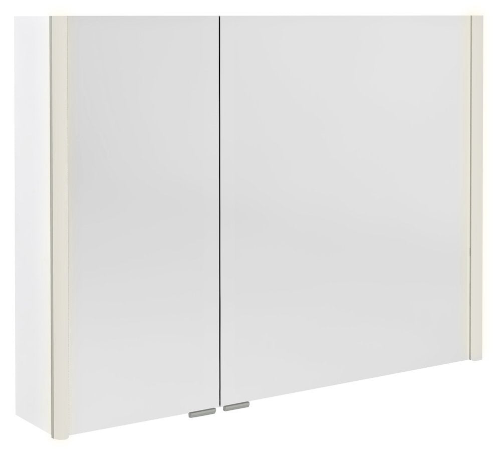 Spiegelkast Sapho Alix 96×70 cm Wit — met LED-verlichting