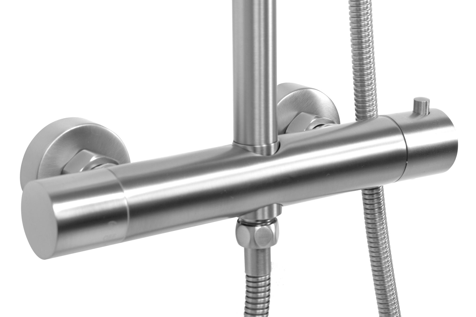 Doucheset REA Vincent Geborsteld Steel met Thermostaat