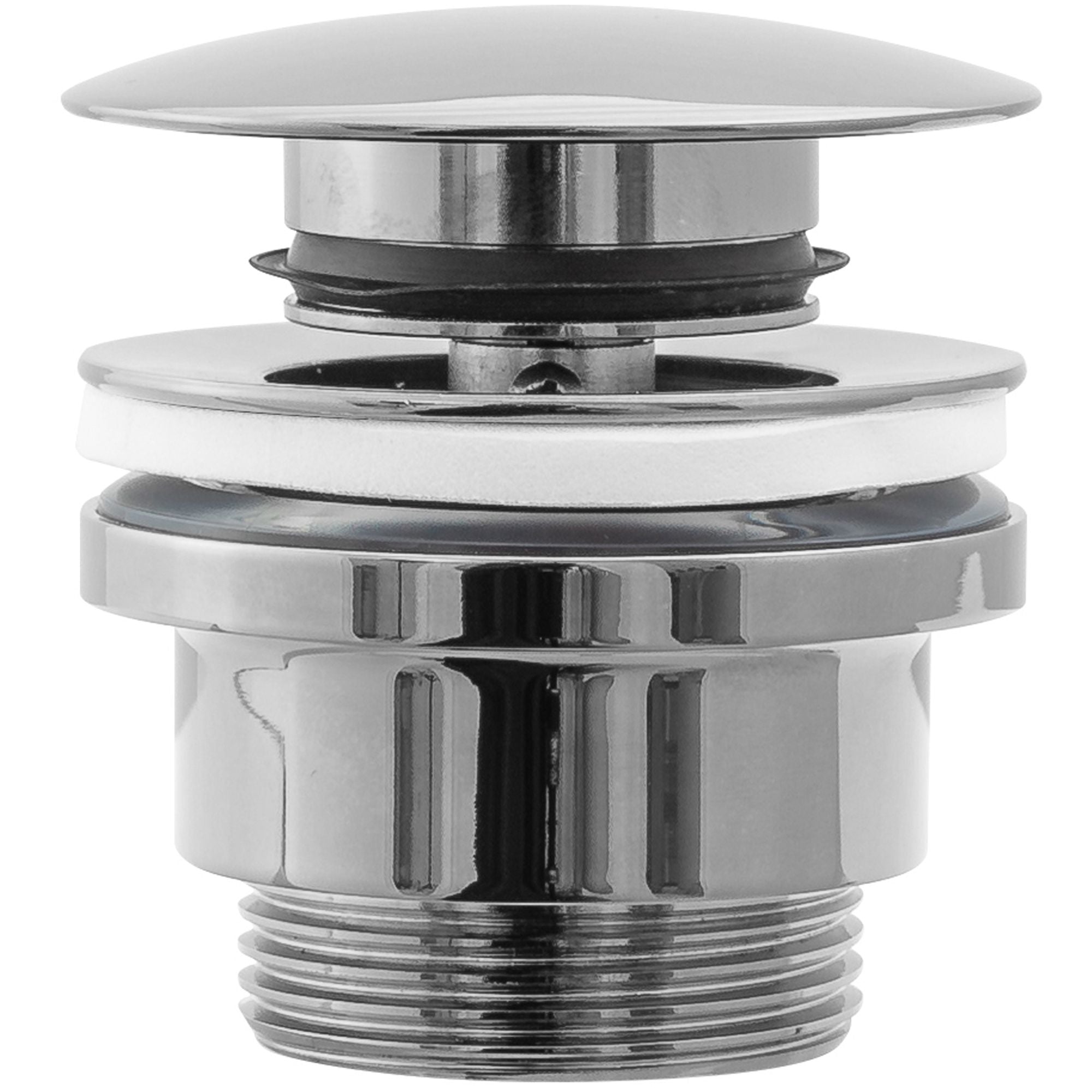 Wastafelplug ontmoette Universele Clik-Klak Rea Chrome