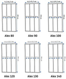 Douchedeur Rea Alex Gold Brush 120 - View 7