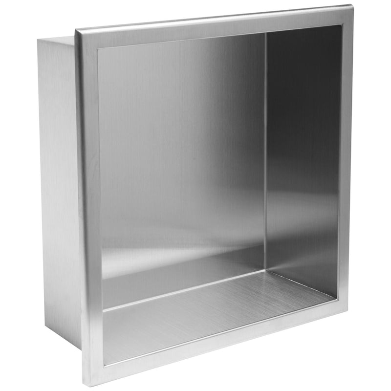 bathroom shelf 30x30 steel brush