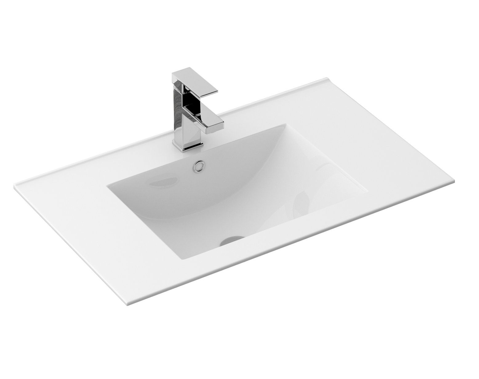 Inbouwwastafel Rea Dafne 75