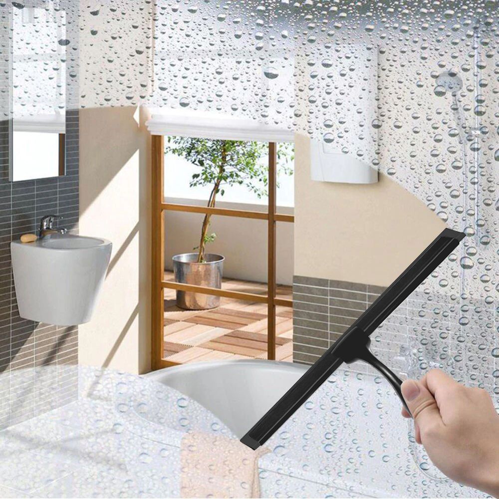 Zwarte badkamer raam wisser