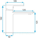 Wastafelkraan Rea Veneta Chrom Low - View 5