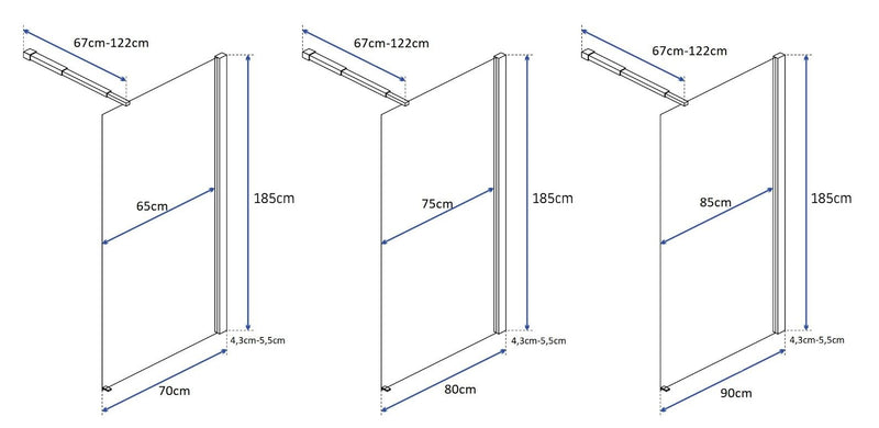 Rea Flexi Douchewand 120 - View 4