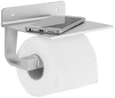 UCHWYT NA PAPIER TOALETOWY Z PÓŁECZKĄ SREBRNY 390175A