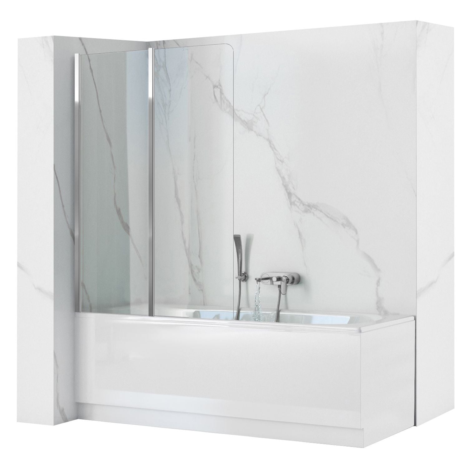 Rea Agat-2 Vouwbaar Badscherm 80x140