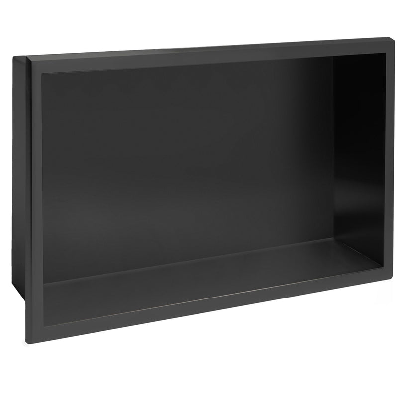 bathroom shelf 30x45 matte black