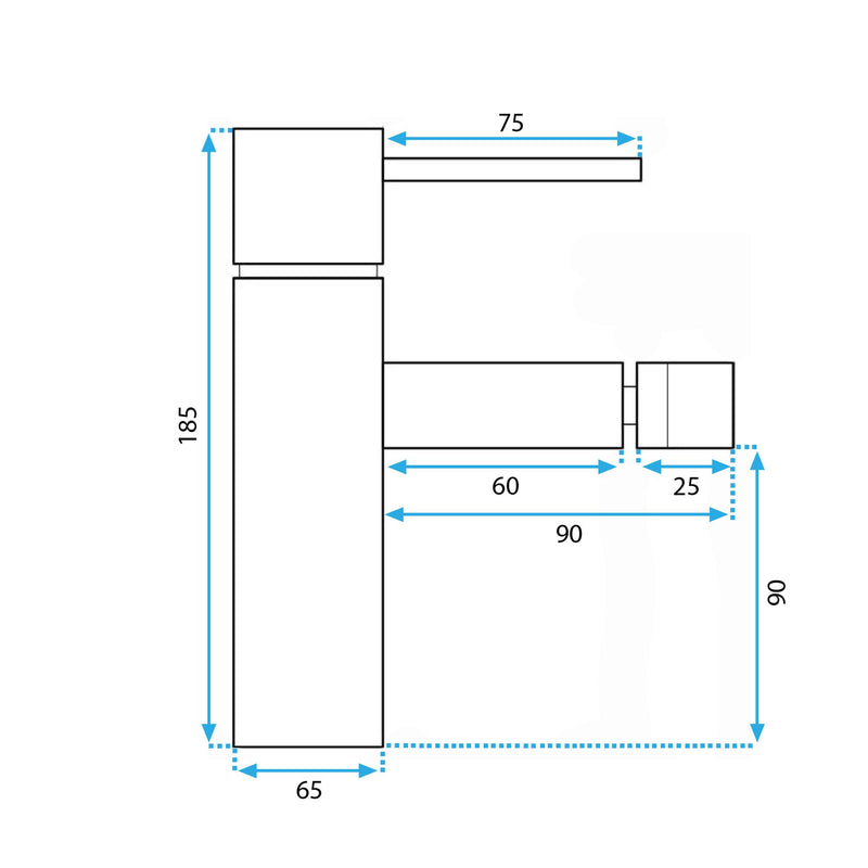 Bidetmengkraan Rea Tess Chrom - View 9