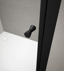 Arleta Douchecabine 90x90 Kwartrond Mat Zwart