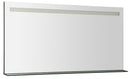 Breto Spiegel Met LED Verlichting 120x61 Cm Met Planchet Zilver