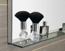 Breto Spiegel Met LED Verlichting 120x61 Cm Met Planchet Zilver