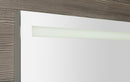 Breto Spiegel Met LED Verlichting 120x61 Cm Met Planchet Zilver
