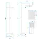 Doucheset REA Melia White/Gold - View 6