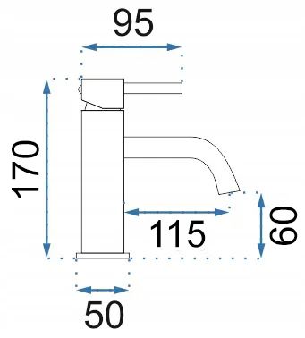 Wastafelkraan Rea Lungo White Low - View 8