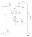 Doucheset REA ROB Gold met thermostaat - View 9