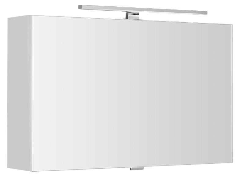 Spiegelkast Sapho Cloe 80×50 cm Wit — met LED-verlichting