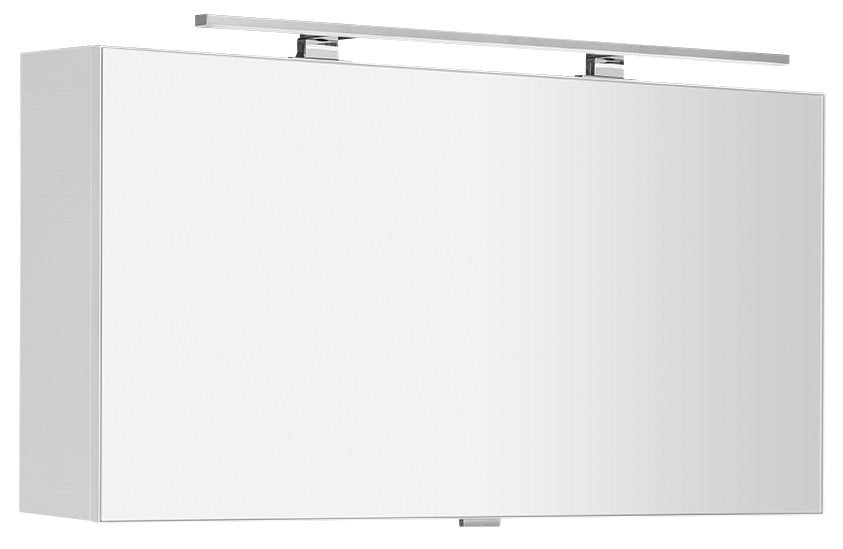 Spiegelkast Sapho Cloe 100×50 cm Wit — met LED-verlichting