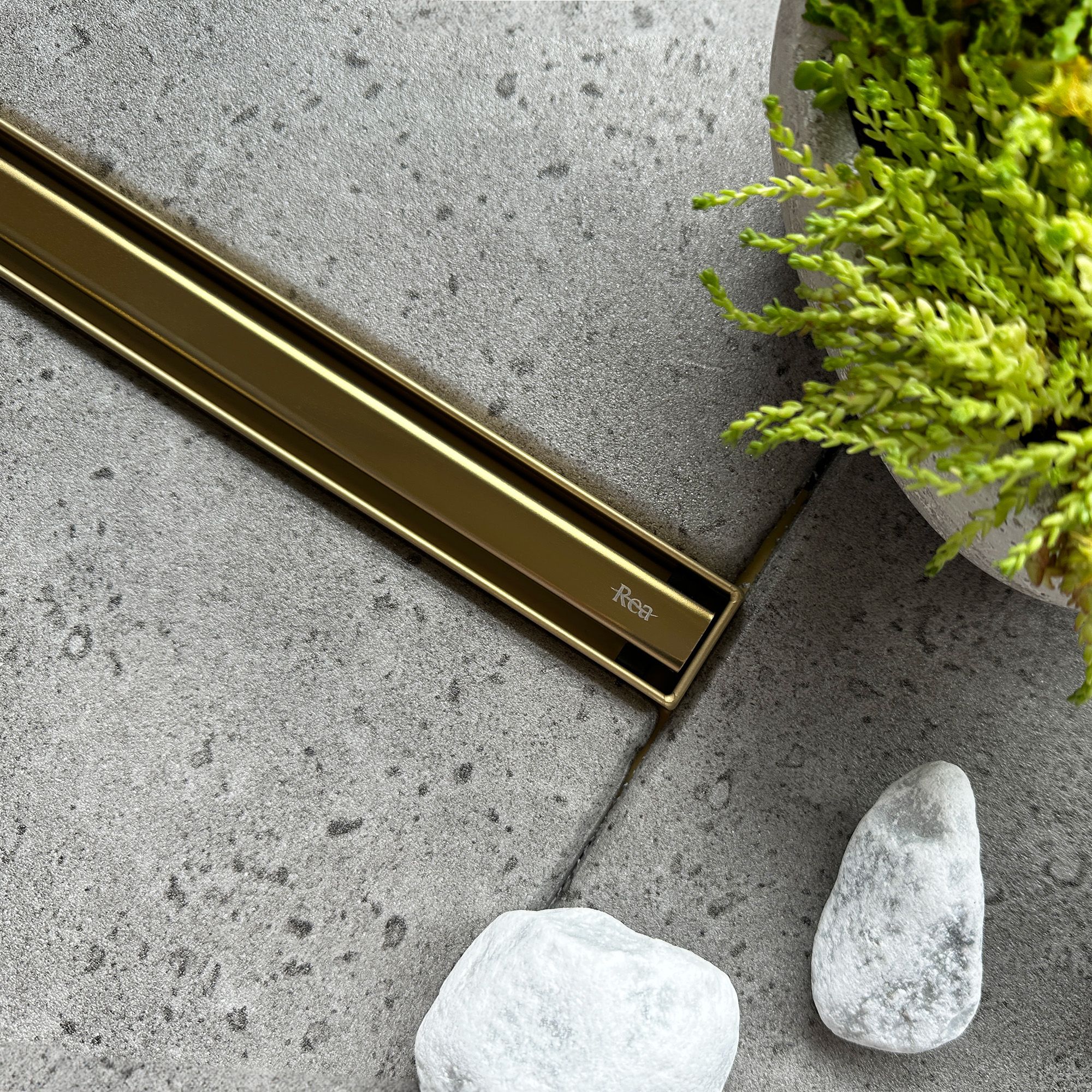 Lineaire afvoer REA Neox Slim pro Gold 90