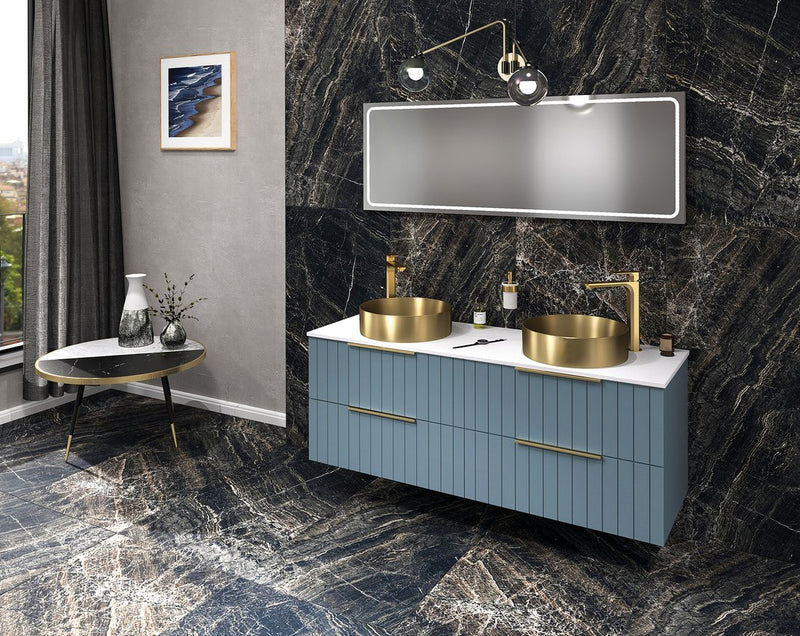 Cirasa wastafel onderkast 60x64x46 cm in Rustiek Grenen