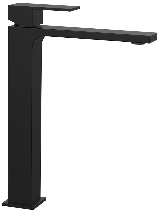 Sapho Cubemix Hoge Wastafelkraan Mat Zwart
