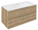 Cirasa wastafel onderkast 100x52x46 cm in Alabama Eiken