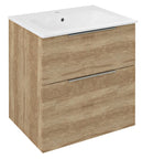 Cirasa wastafel onderkast 60x64x46 cm in Alabama Eiken