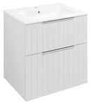 Cirasa wastafel onderkast 60x64x46 cm in White Matt