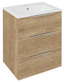 Cirasa wastafel onderkast 60x75x46 cm in Alabama Eiken