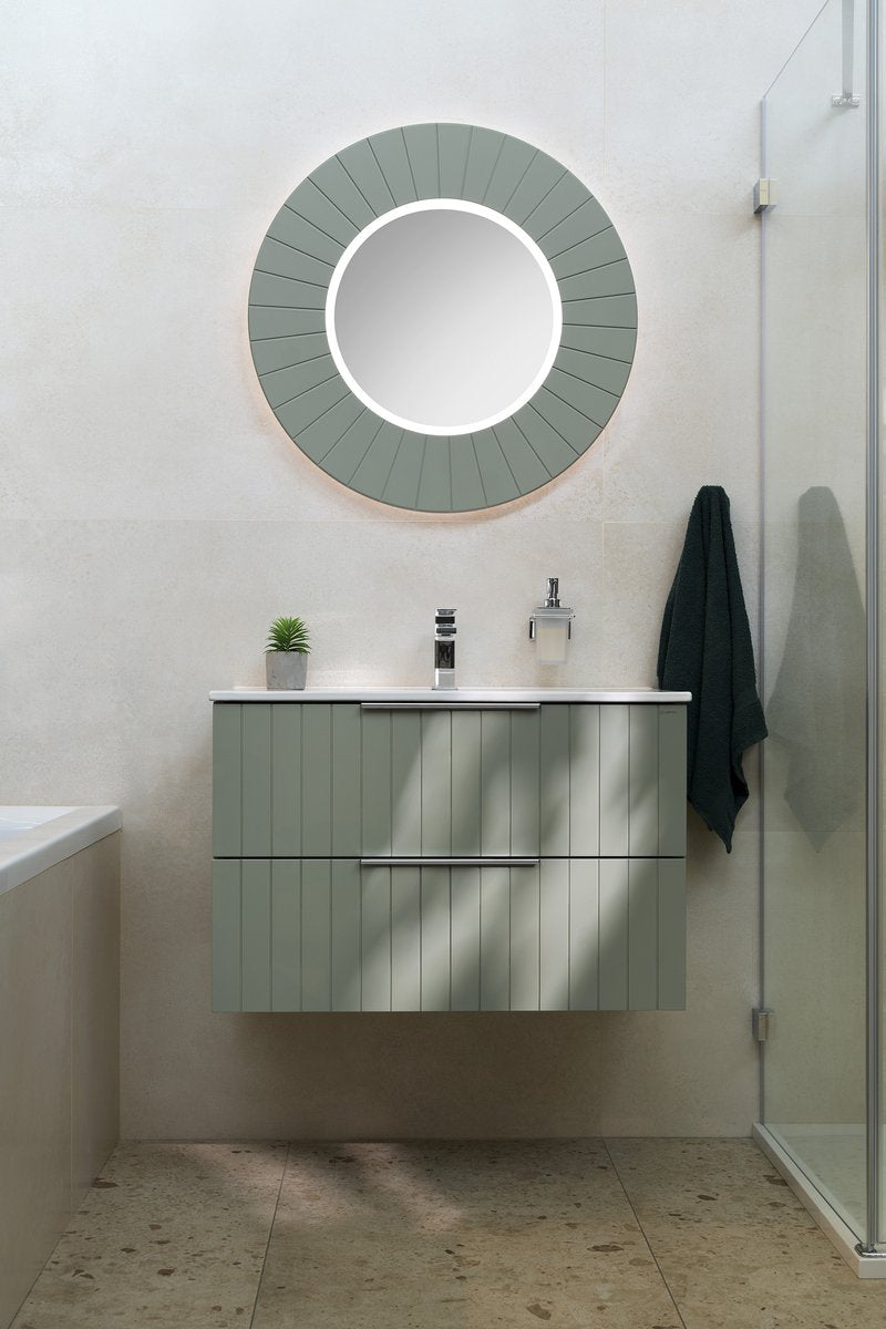 Badmeubel Cirasa Strip 70x46x52 cm Verde