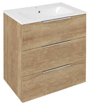 Cirasa wastafel onderkast 70x75x46 cm in Alabama Eiken