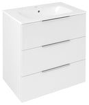 Cirasa wastafel onderkast 70x75x46 cm in Wit Hoogglans