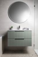 Cirasa wastafel onderkast 80x54x39 cm in Wit Hoogglans (gelamineerd MDF)