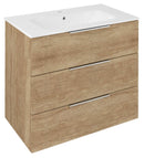 Cirasa wastafel onderkast 80x75x46 cm in Alabama Eiken