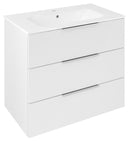 Cirasa wastafel onderkast 80x75x46 cm in Wit Hoogglans