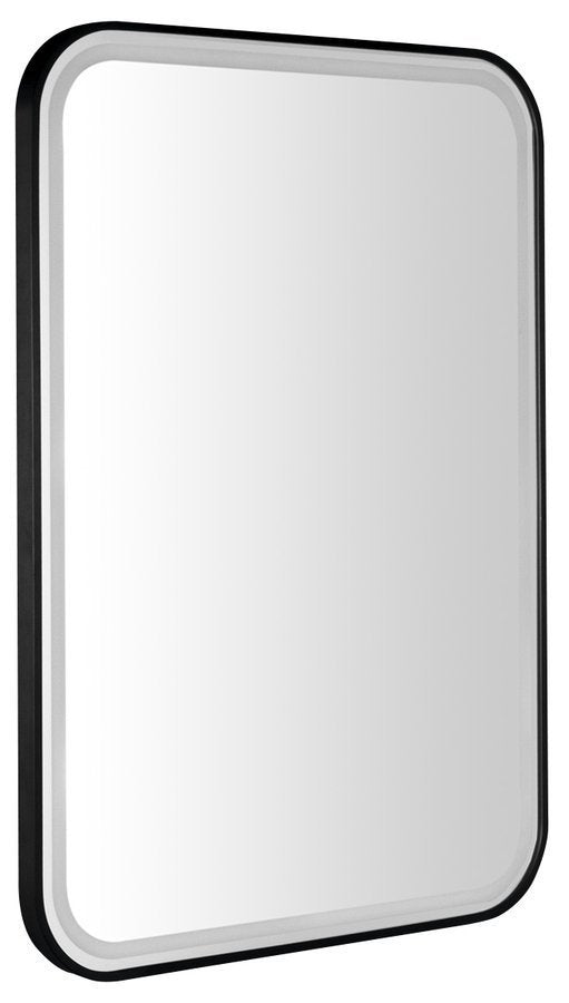 Cetis Spiegel Met LED Verlichting 60x80 Cm Mat Zwart