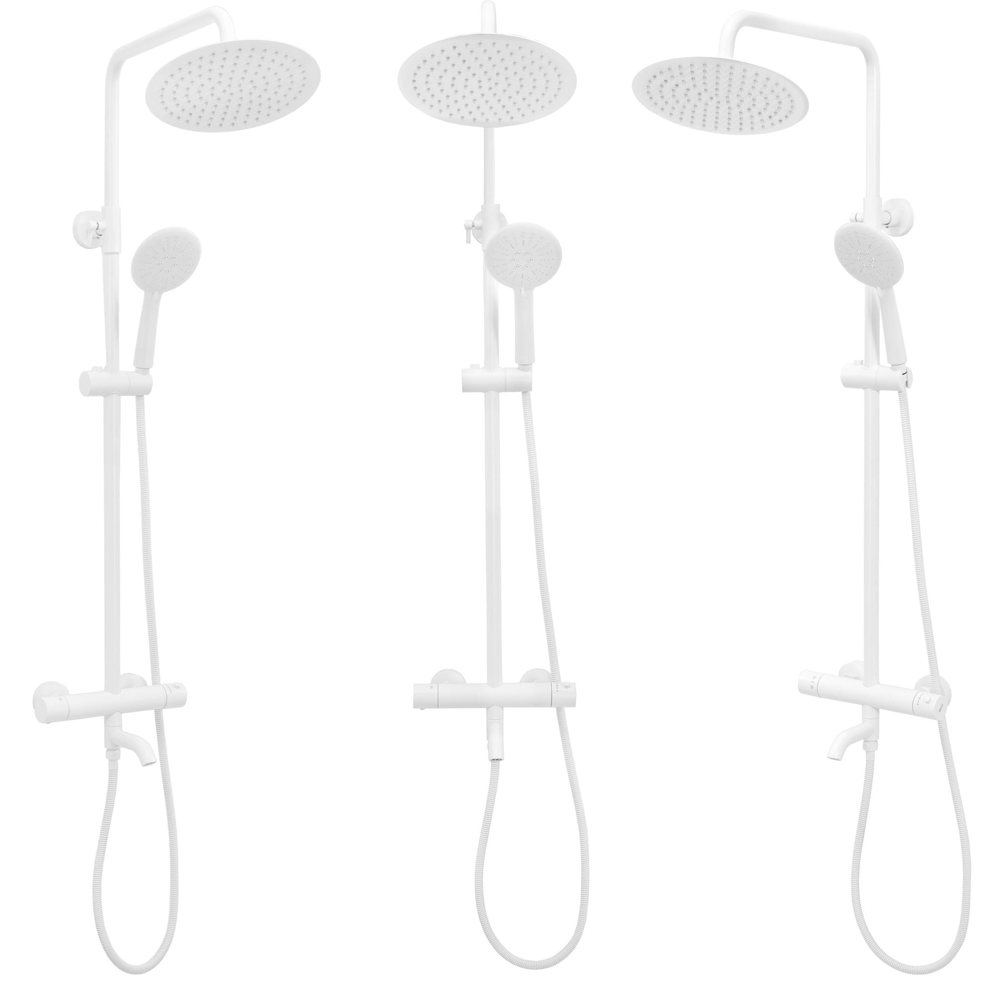 Doucheset REA Lungo White Met Thermostaat
