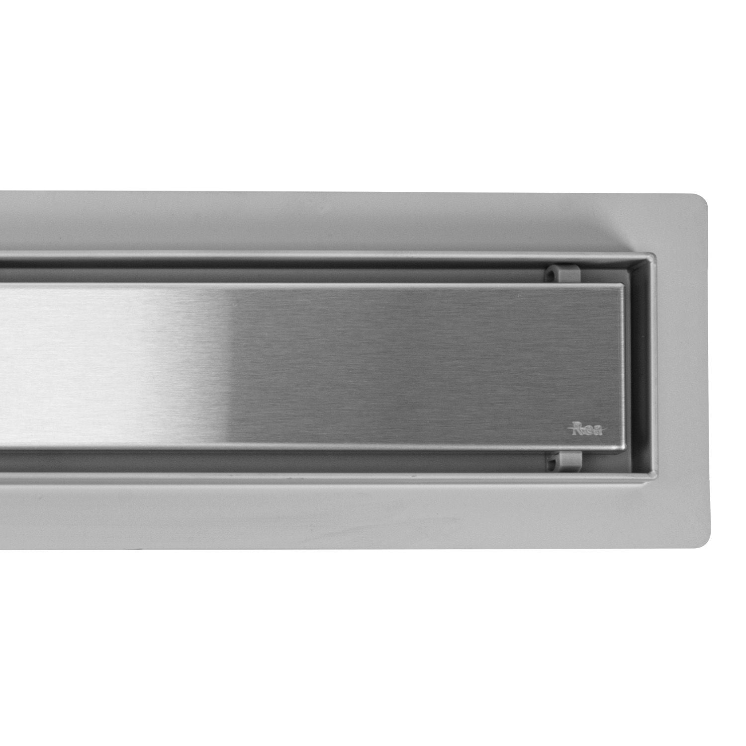 Lineaire afvoer Rea Neox BRUSH Steel 50