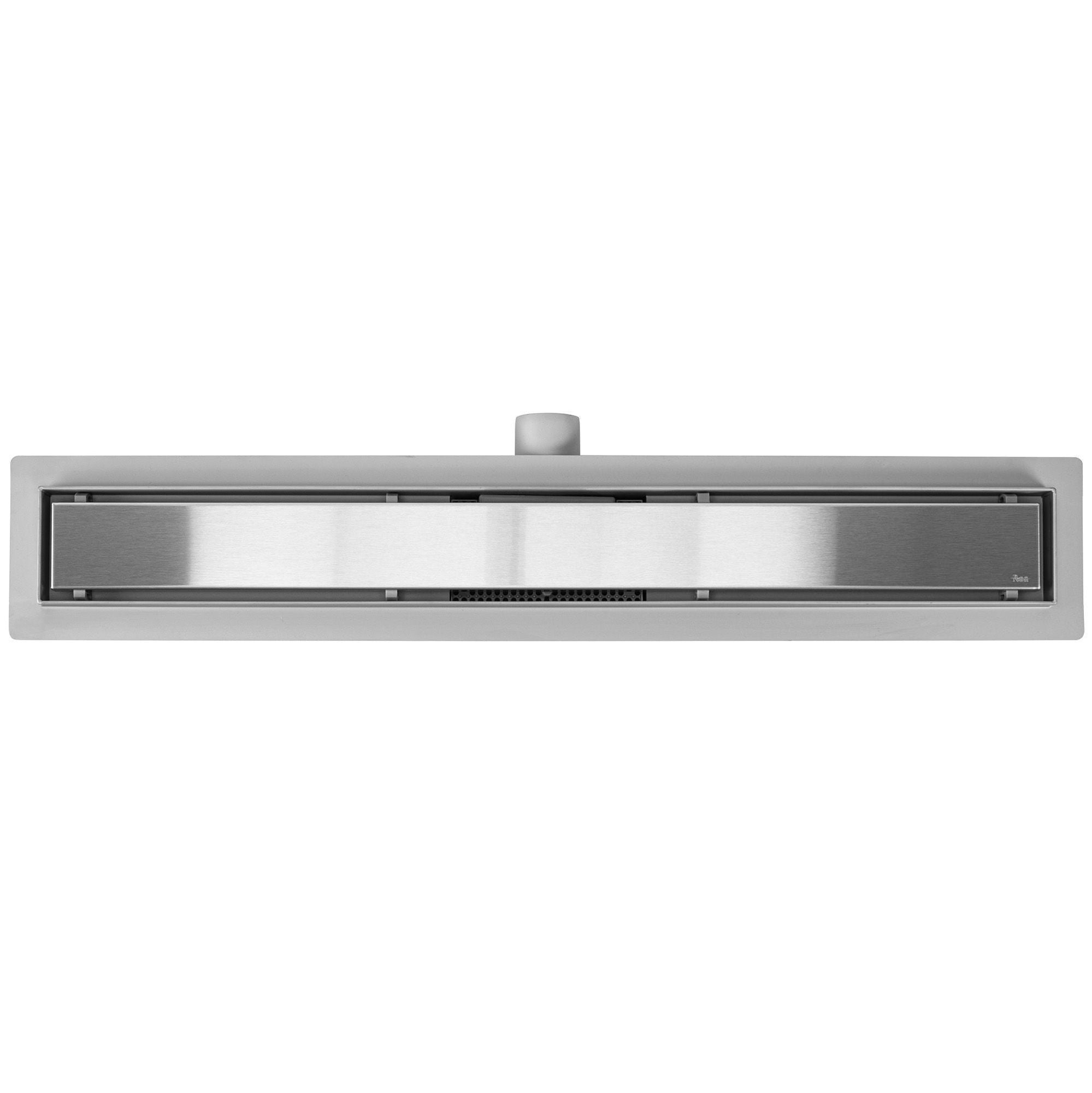 Lineaire afvoer Rea Neox BRUSH Steel 100