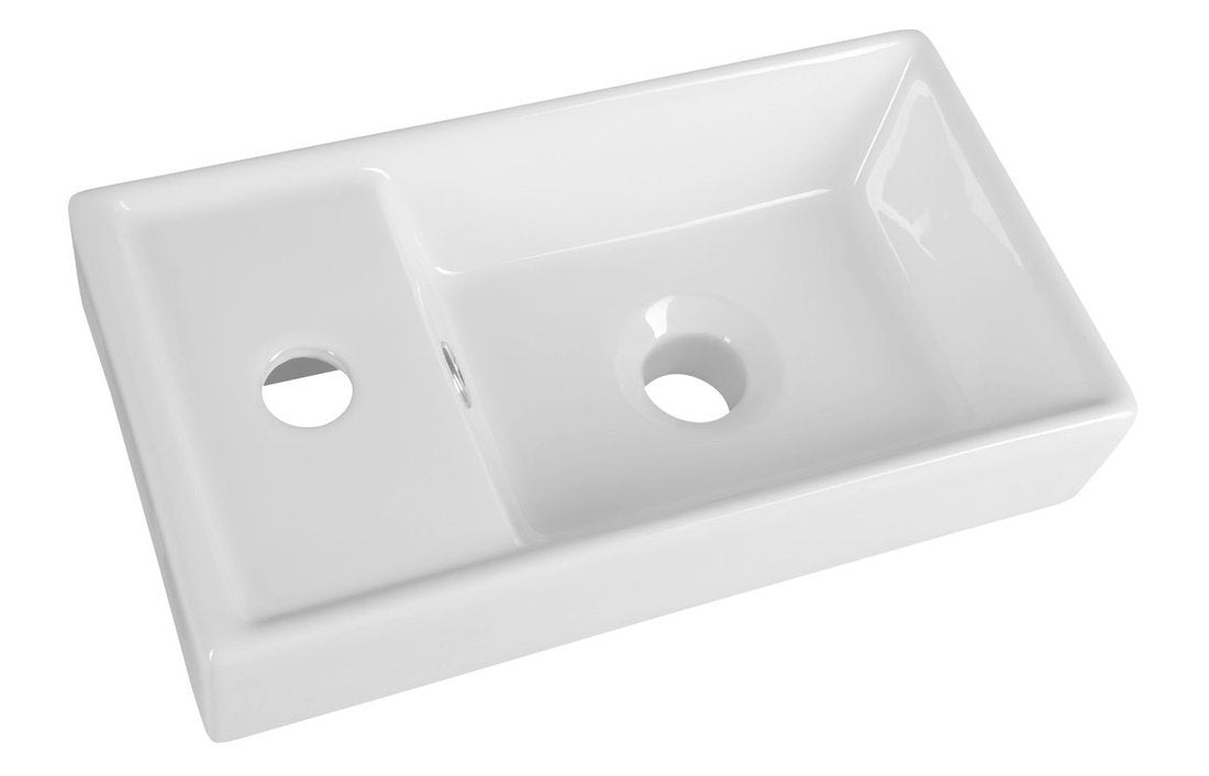 Toiletfontein Keramiek 40x22cm Wit - Afbeelding 1