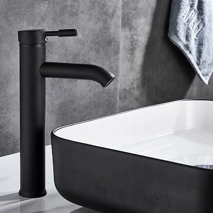 Wastafelkraan Rea Graf Black High